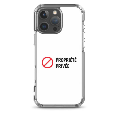 Coque iPhone Propriété privée - Sedurro