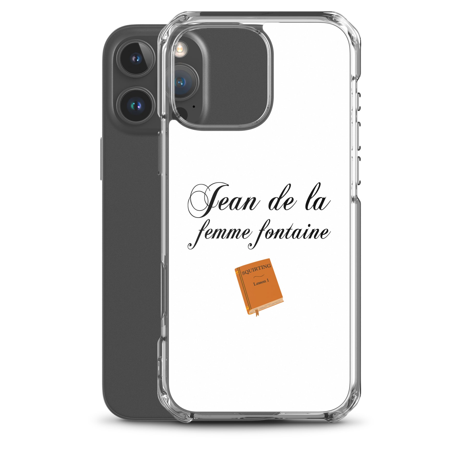 Coque iPhone Jean de la femme fontaine - Sedurro