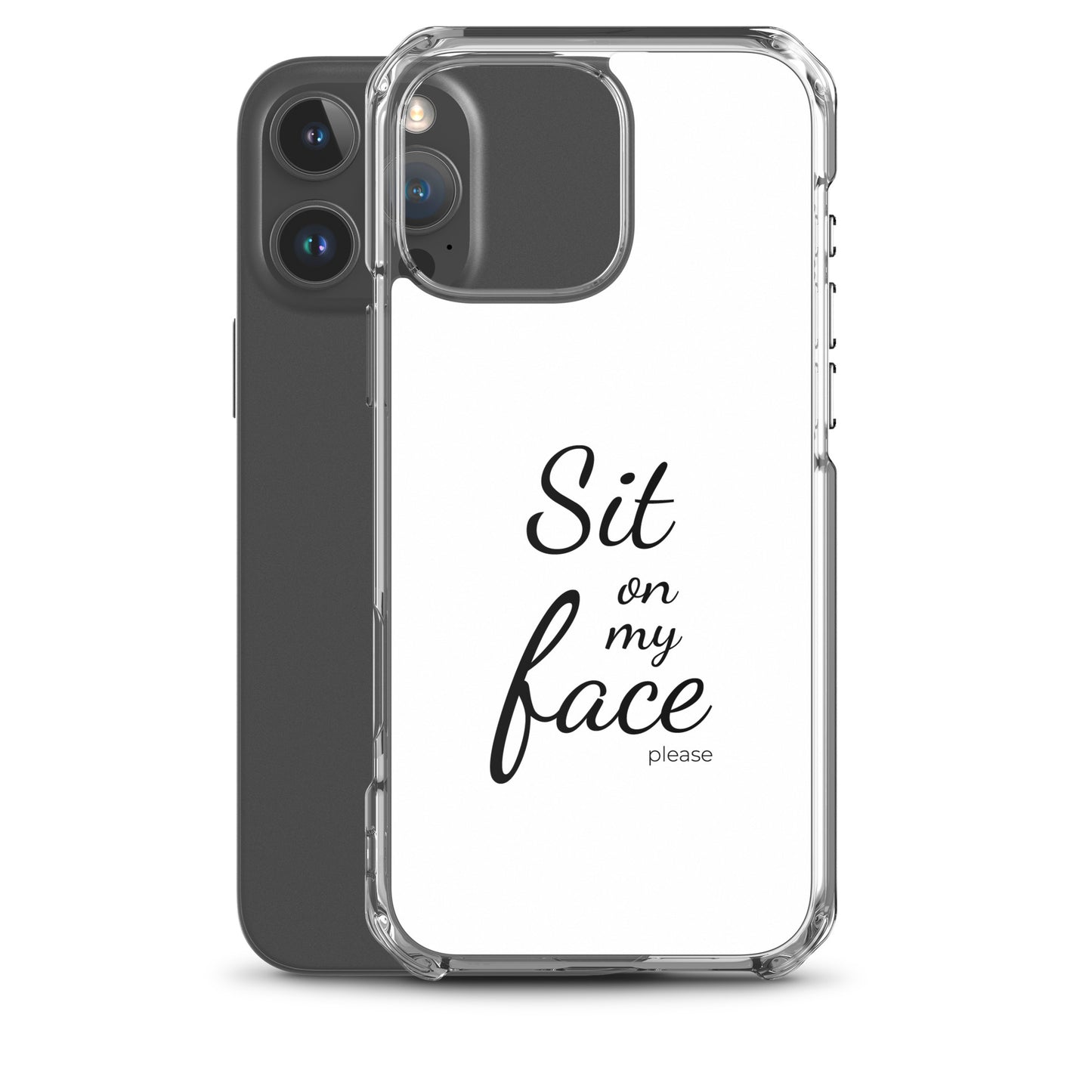 Coque iPhone Sit on my face please - Sedurro