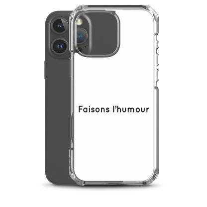 Coque iPhone Faisons l'humour - Sedurro