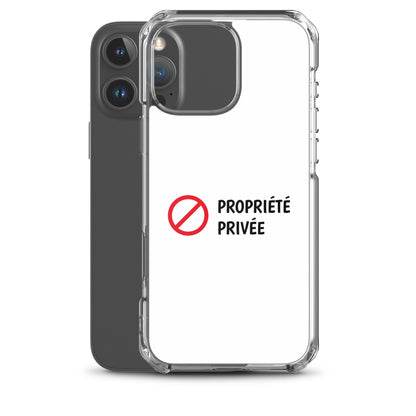 Coque iPhone Propriété privée - Sedurro