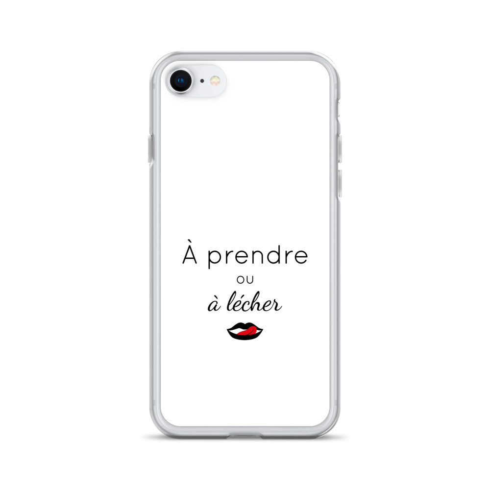 Coque iPhone À prendre ou à lécher - Sedurro