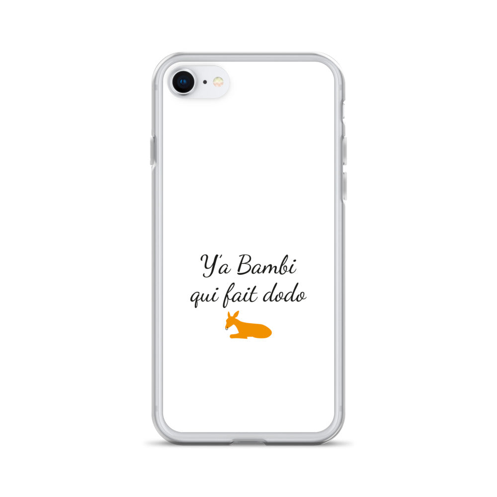 Coque iPhone Y'a bambi qui fait dodo - Sedurro