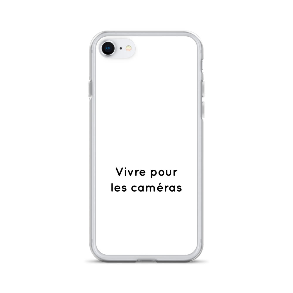 Coque iPhone Vivre pour les caméras - Sedurro