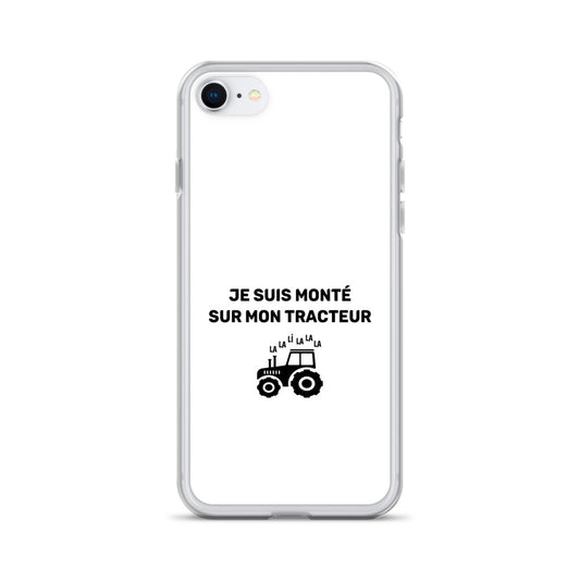 Coque iPhone Je suis monté sur mon tracteur Sedurro