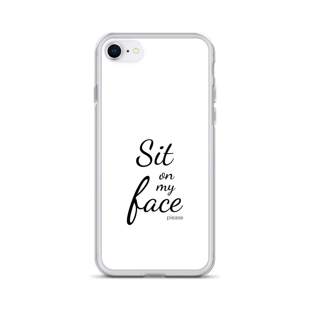 Coque iPhone Sit on my face please - Sedurro