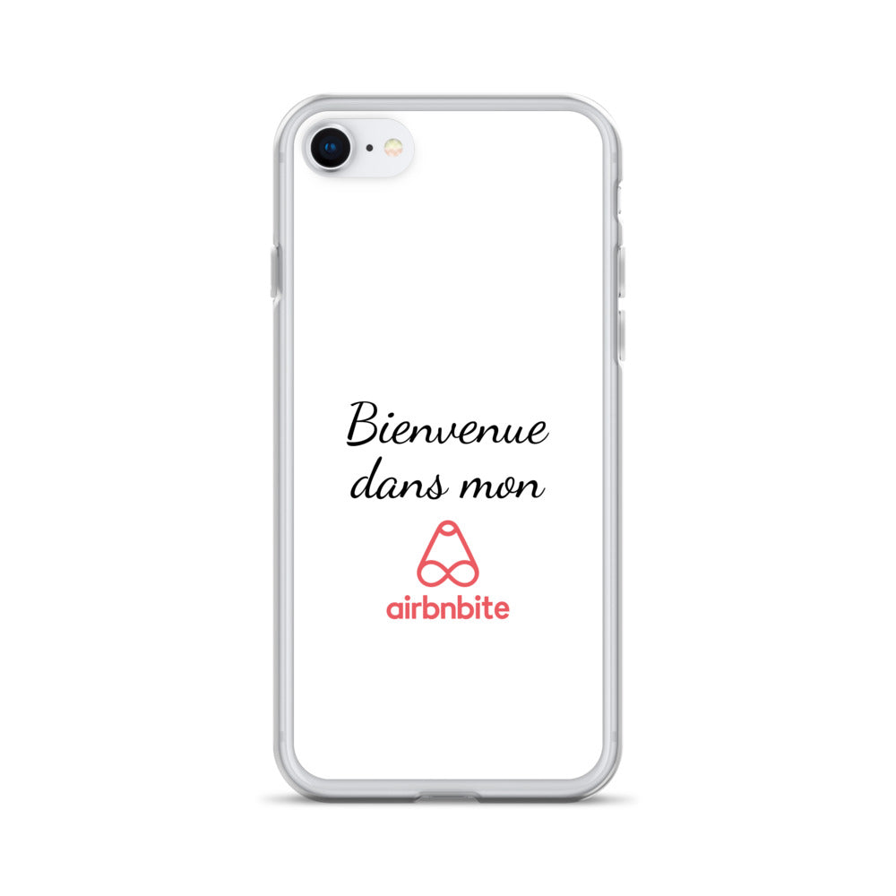 Coque iPhone Bienvenue dans mon airbnbite - Sedurro