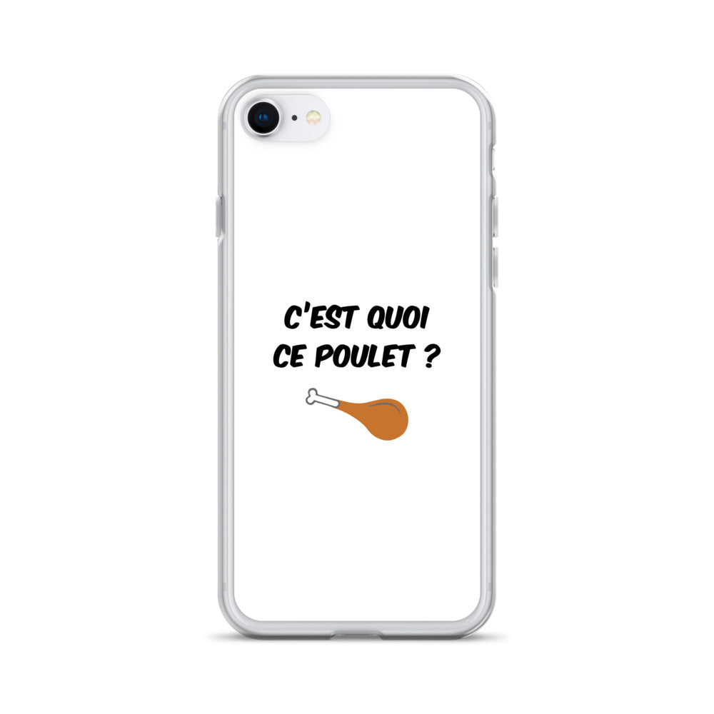 Coque iPhone C'est quoi ce poulet - Sedurro