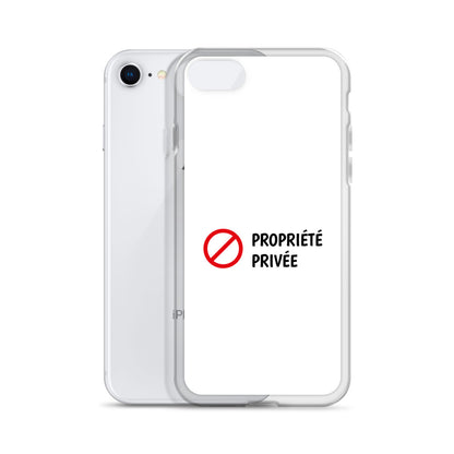 Coque iPhone Propriété privée - Sedurro