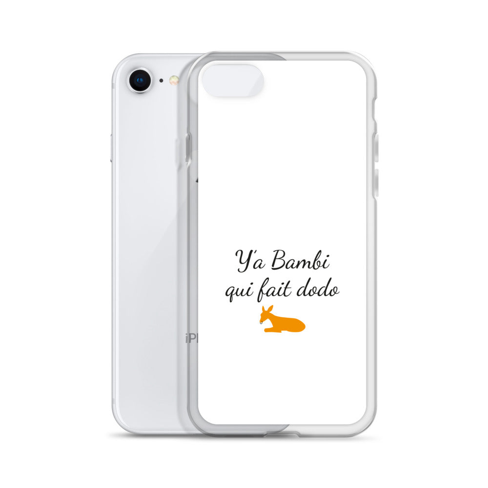 Coque iPhone Y'a bambi qui fait dodo - Sedurro