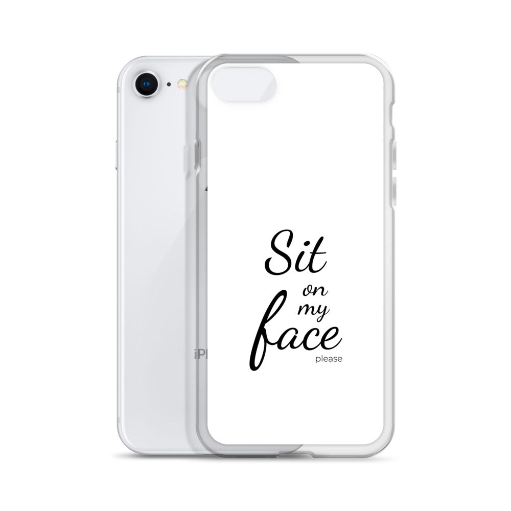 Coque iPhone Sit on my face please - Sedurro