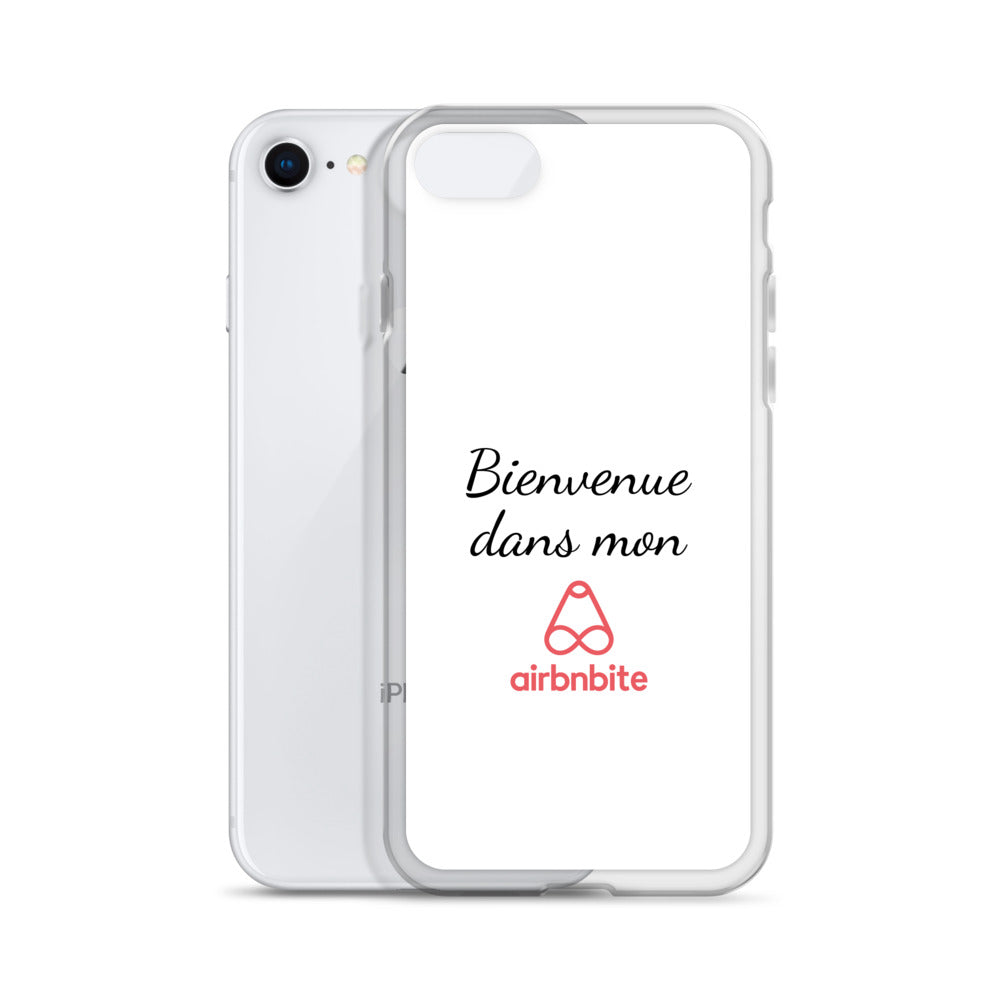 Coque iPhone Bienvenue dans mon airbnbite - Sedurro