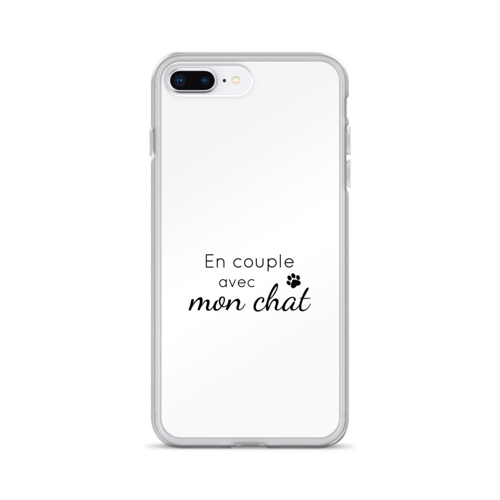 Coque iPhone En couple avec mon chat - Sedurro