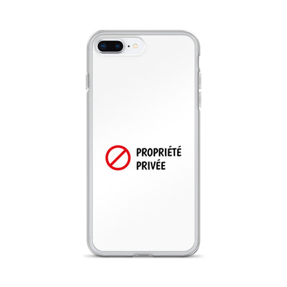 Coque iPhone Propriété privée - Sedurro