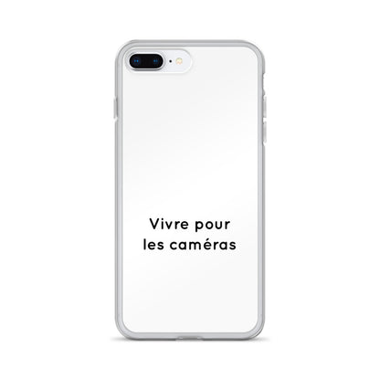 Coque iPhone Vivre pour les caméras - Sedurro