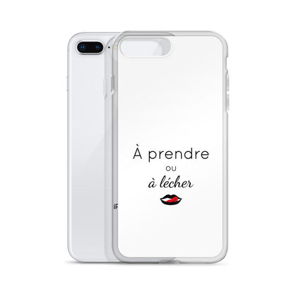 Coque iPhone À prendre ou à lécher - Sedurro