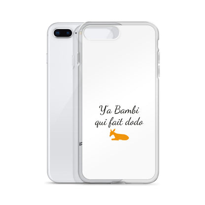 Coque iPhone Y'a bambi qui fait dodo - Sedurro