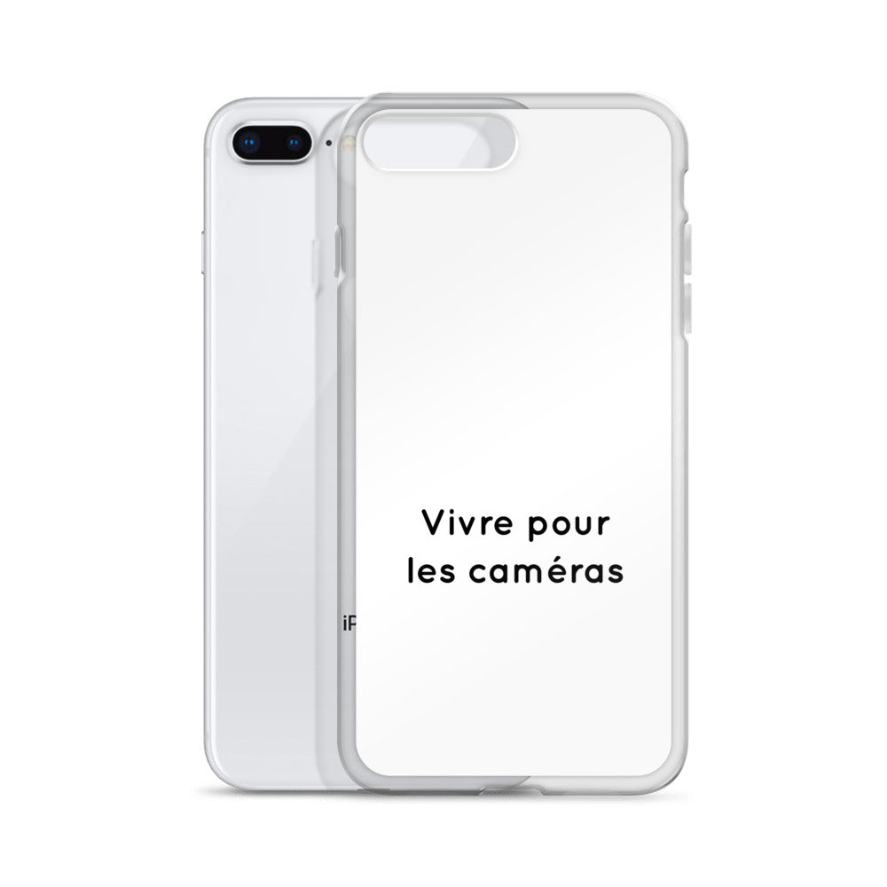 Coque iPhone Vivre pour les caméras - Sedurro