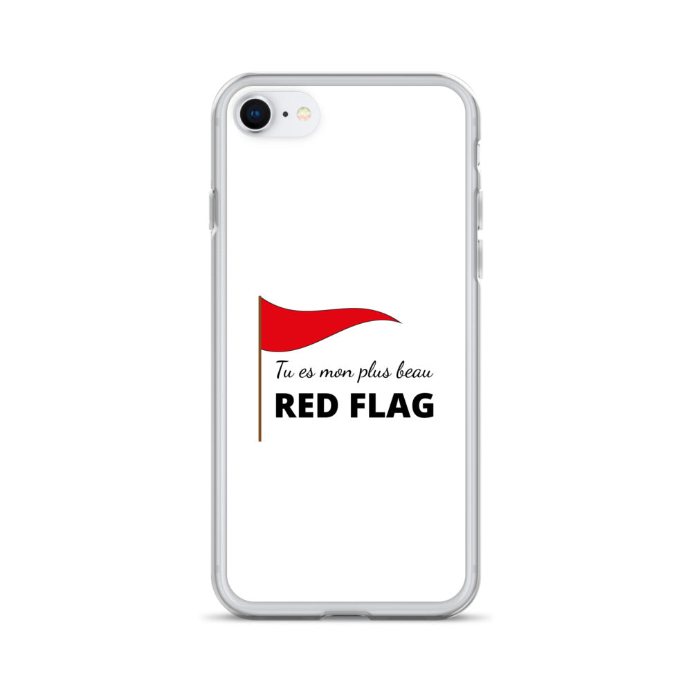 Coque iPhone Tu es mon plus beau red flag - Sedurro