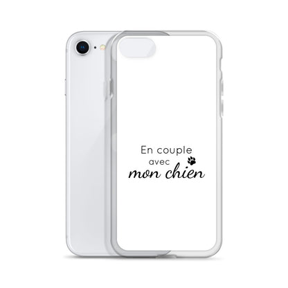 Coque iPhone En couple avec mon chien - Sedurro