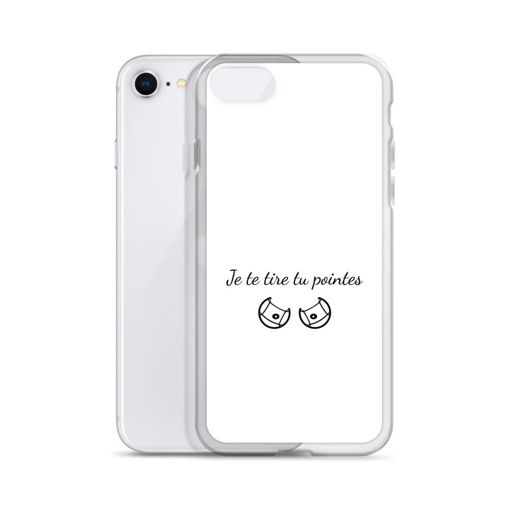 Coque iPhone Je te tire tu pointes - Sedurro