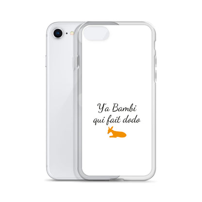 Coque iPhone Y'a bambi qui fait dodo - Sedurro