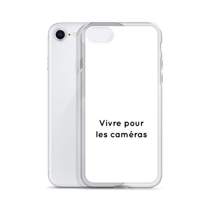 Coque iPhone Vivre pour les caméras - Sedurro