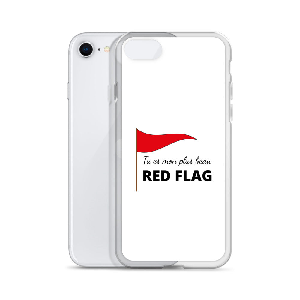 Coque iPhone Tu es mon plus beau red flag - Sedurro