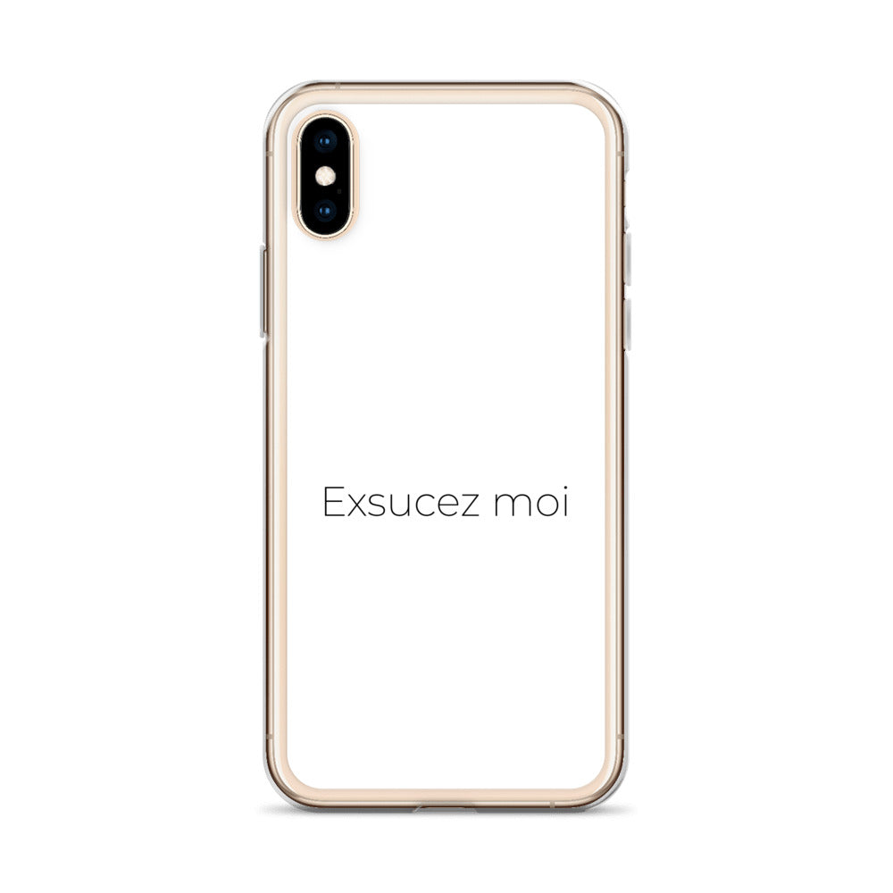 Coque iPhone Exsucez moi - Sedurro