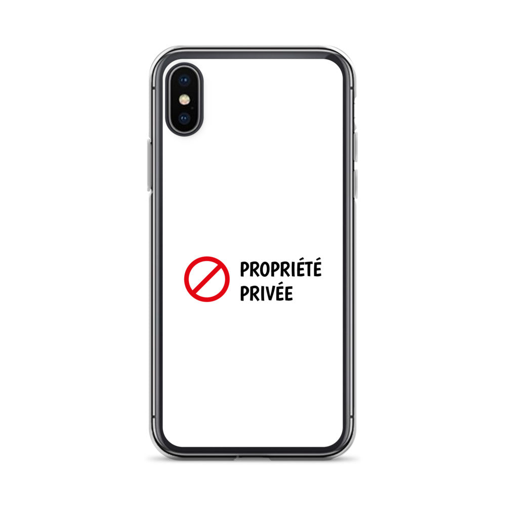 Coque iPhone Propriété privée - Sedurro