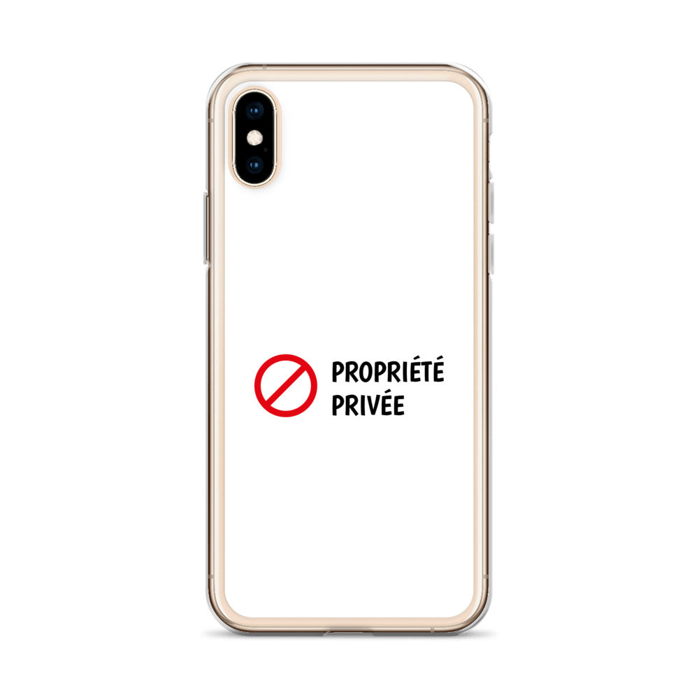 Coque iPhone Propriété privée - Sedurro