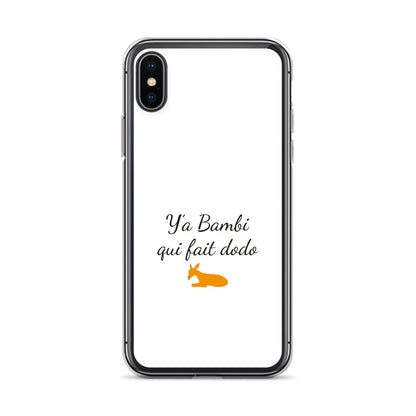 Coque iPhone Y'a bambi qui fait dodo - Sedurro