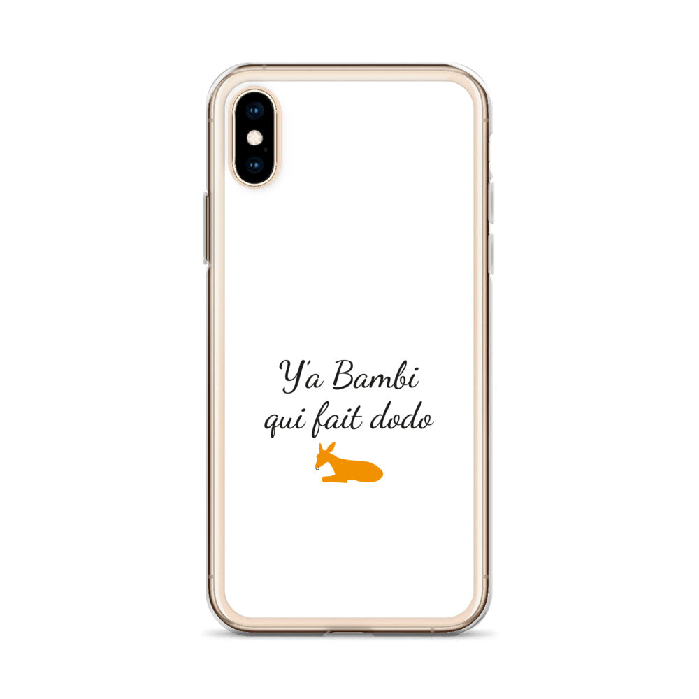 Coque iPhone Y'a bambi qui fait dodo - Sedurro