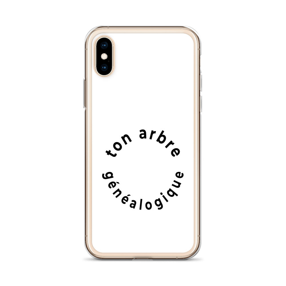 Coque iPhone Ton arbre généalogique en forme de cercle - Sedurro