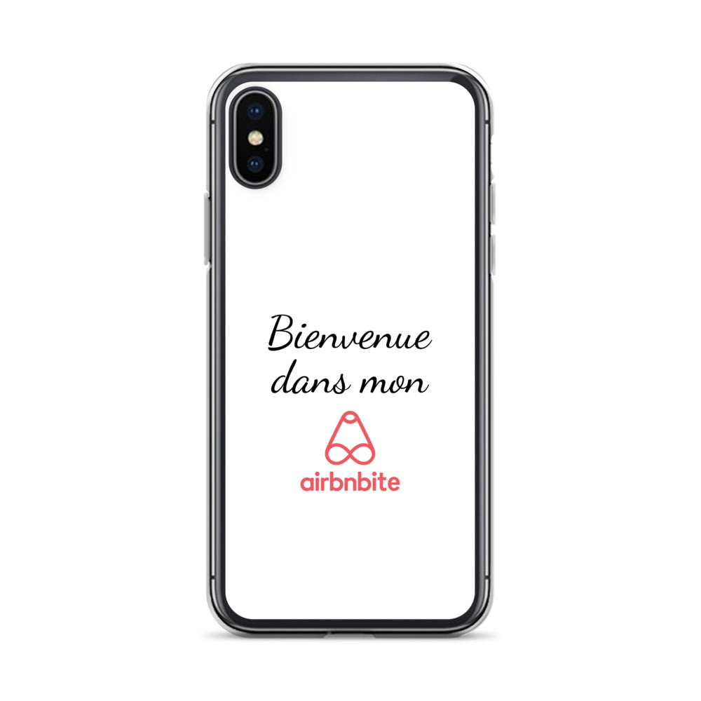 Coque iPhone Bienvenue dans mon airbnbite - Sedurro