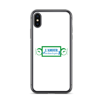 Coque iPhone L'amour est dans le prix - Sedurro