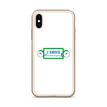 Coque iPhone L'amour est dans le prix - Sedurro