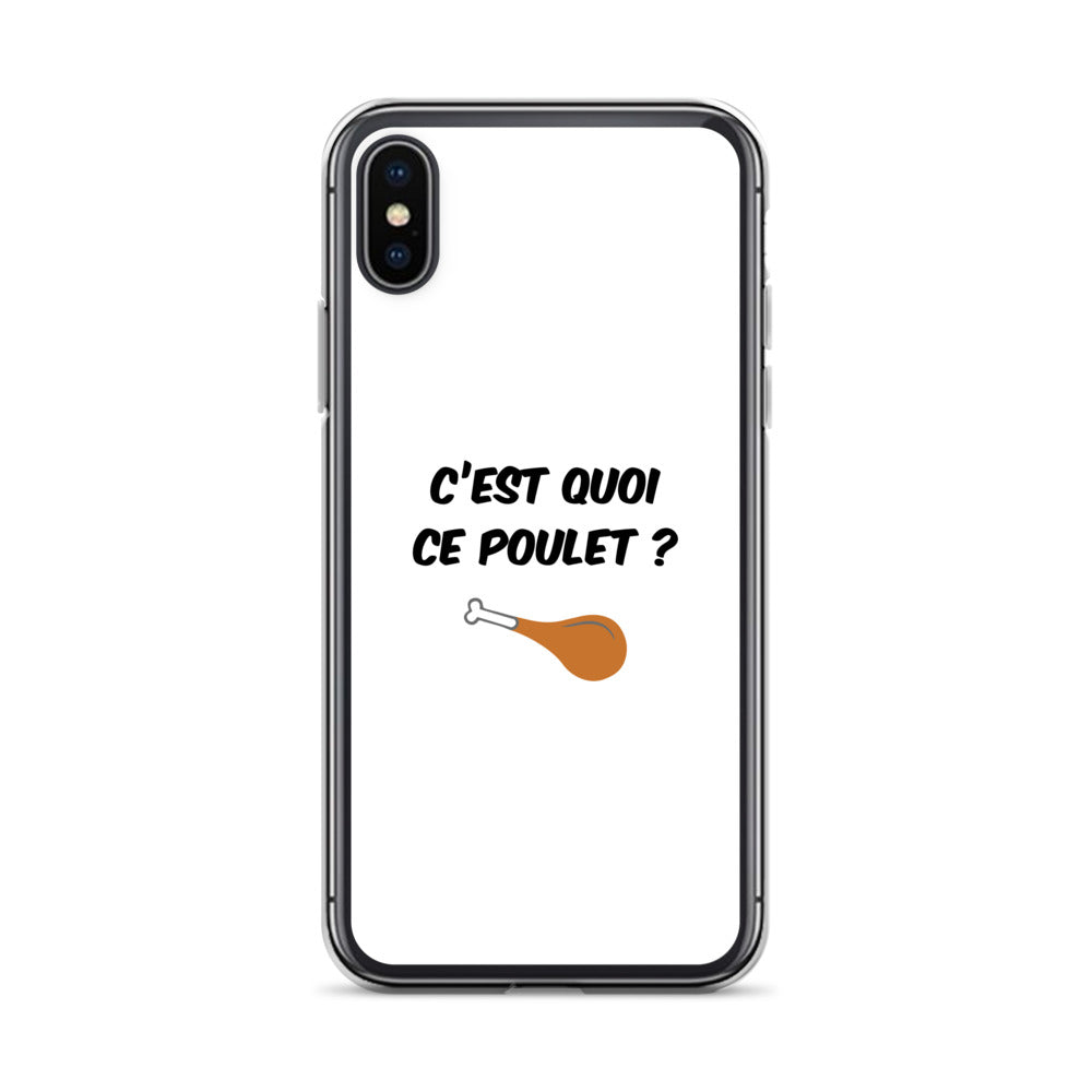 Coque iPhone C'est quoi ce poulet - Sedurro