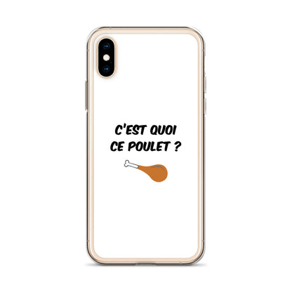 Coque iPhone C'est quoi ce poulet - Sedurro