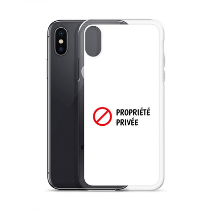 Coque iPhone Propriété privée - Sedurro