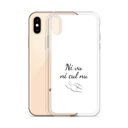 Coque iPhone Ni vu ni cul nu - Sedurro