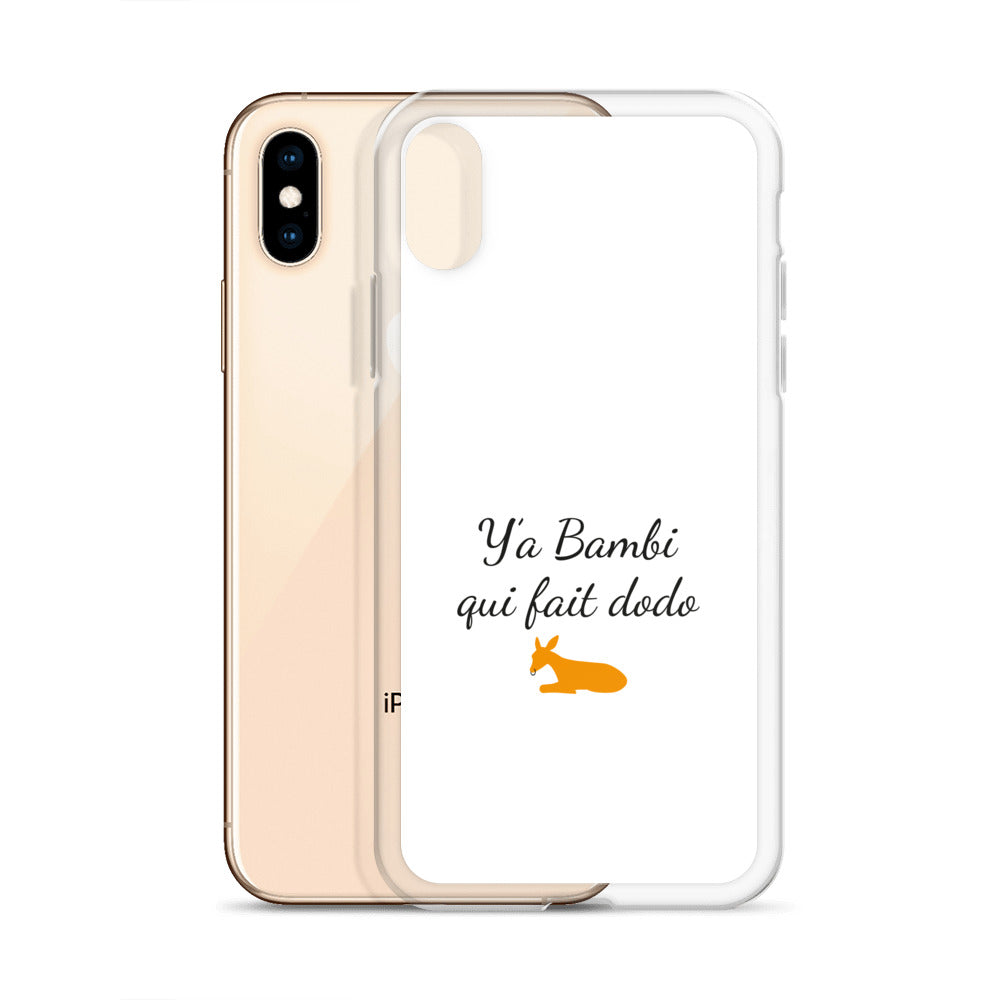 Coque iPhone Y'a bambi qui fait dodo - Sedurro