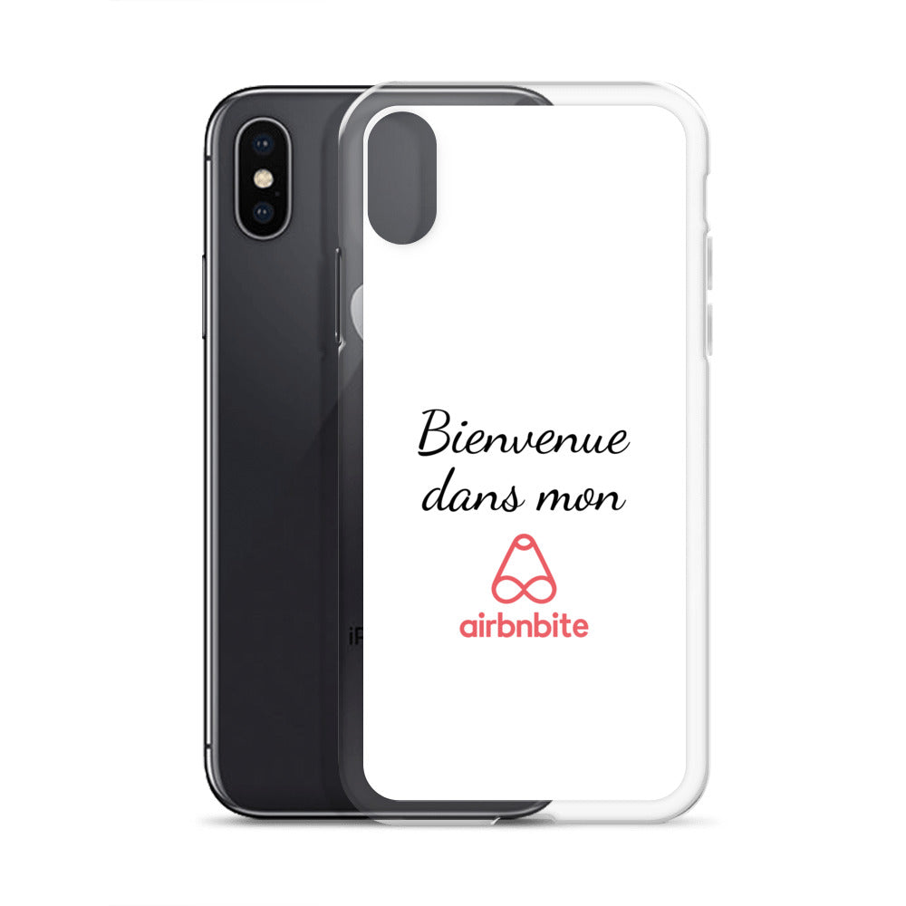 Coque iPhone Bienvenue dans mon airbnbite - Sedurro