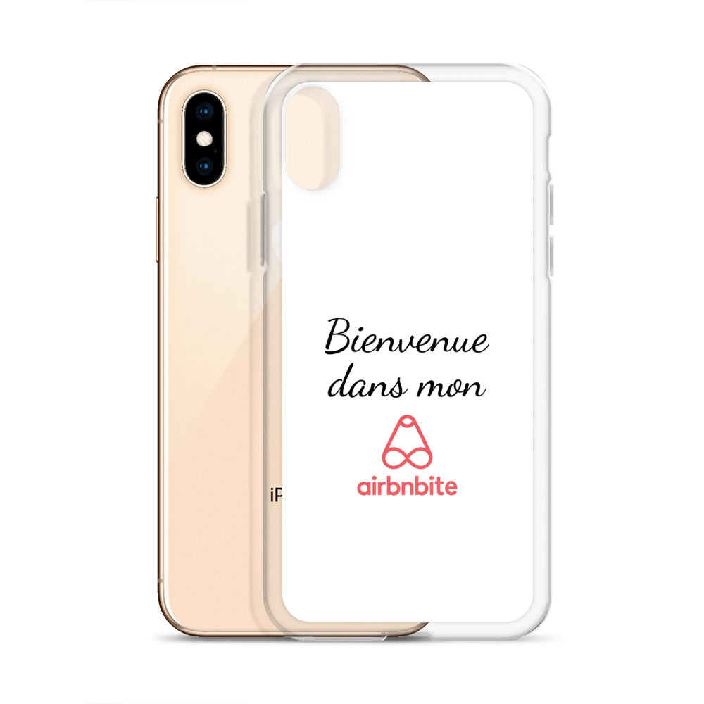 Coque iPhone Bienvenue dans mon airbnbite - Sedurro