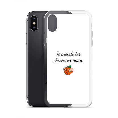 Coque iPhone Je prends les choses en main - Sedurro