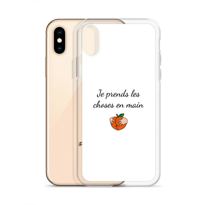 Coque iPhone Je prends les choses en main - Sedurro