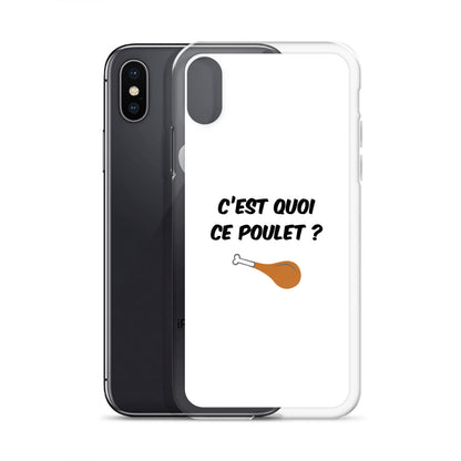 Coque iPhone C'est quoi ce poulet - Sedurro