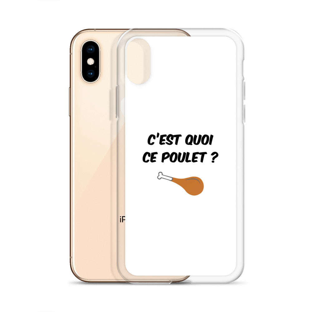 Coque iPhone C'est quoi ce poulet - Sedurro