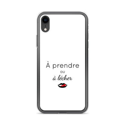 Coque iPhone À prendre ou à lécher - Sedurro