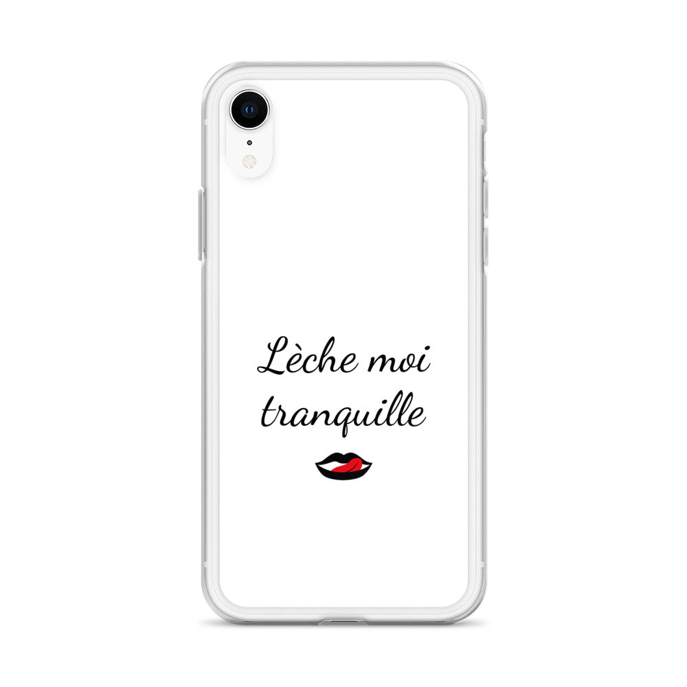 Coque iPhone Lèche moi tranquille - Sedurro